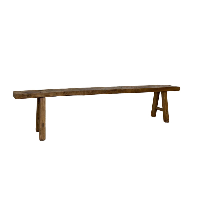 Vintage Country Elm Bench