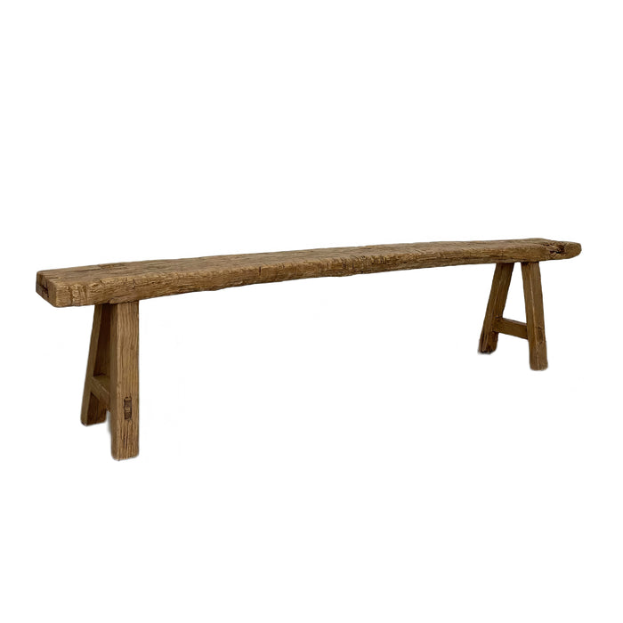 Vintage Country Elm Bench