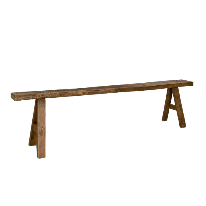 Vintage Country Elm Bench