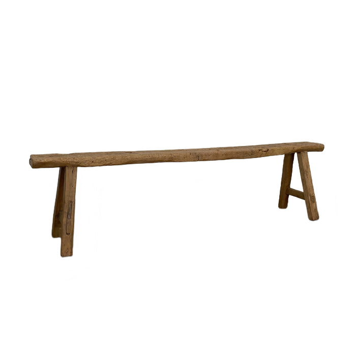 Vintage Country Elm Bench