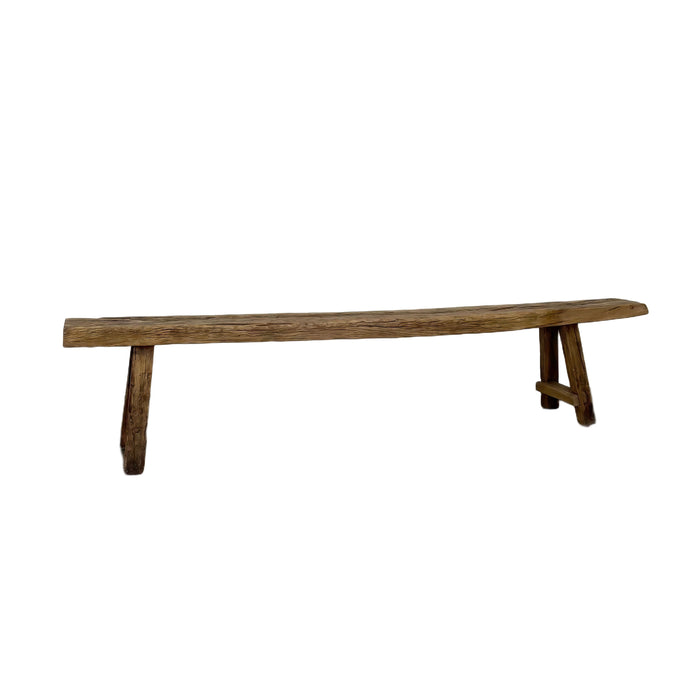 Vintage Country Elm Bench