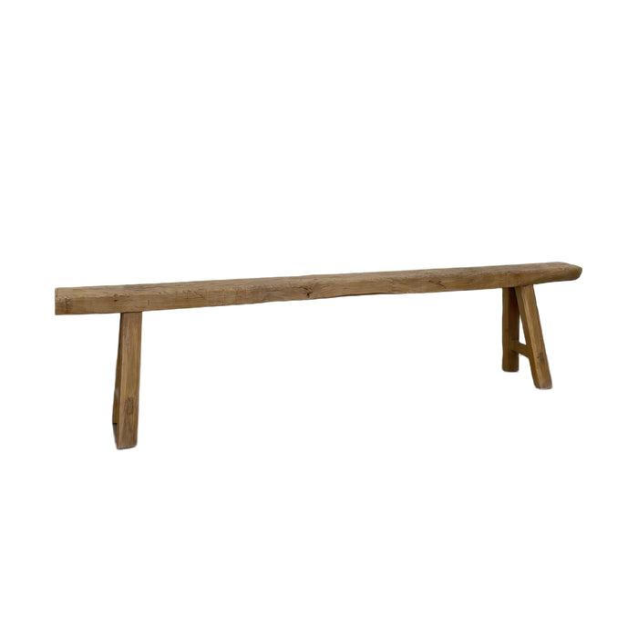 Vintage Country Elm Bench