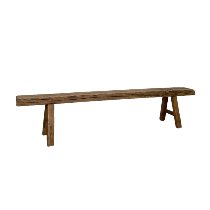 Vintage Country Elm Bench