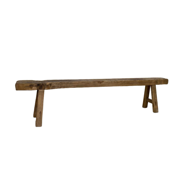 Vintage Country Elm Bench