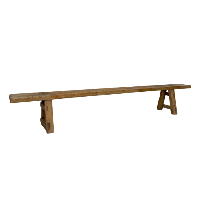 Vintage Country Elm Bench