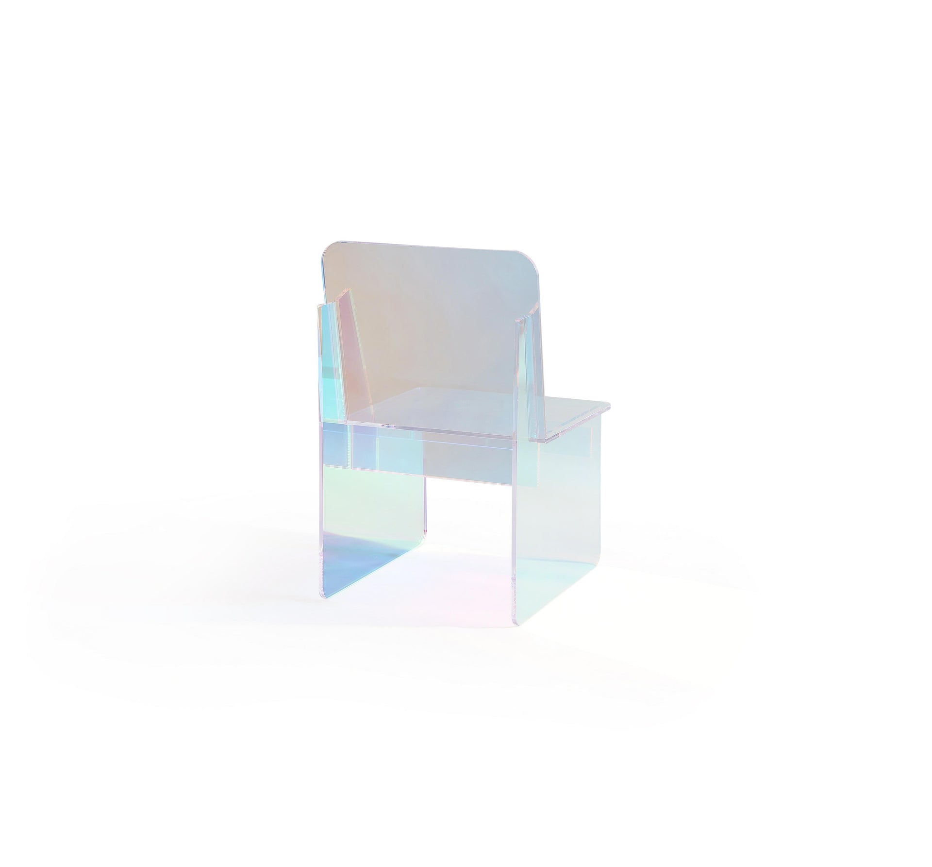 Fomo Iridescent Acrylic Accent Chair - What A Room