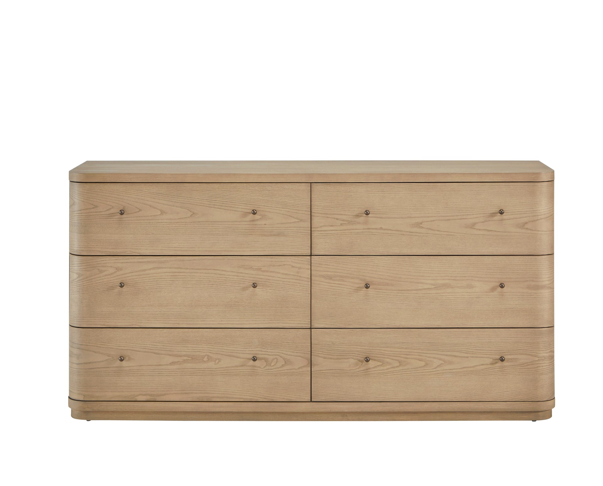 Penny Six Drawer White Ash Dresser in Buff Cream - What A Room