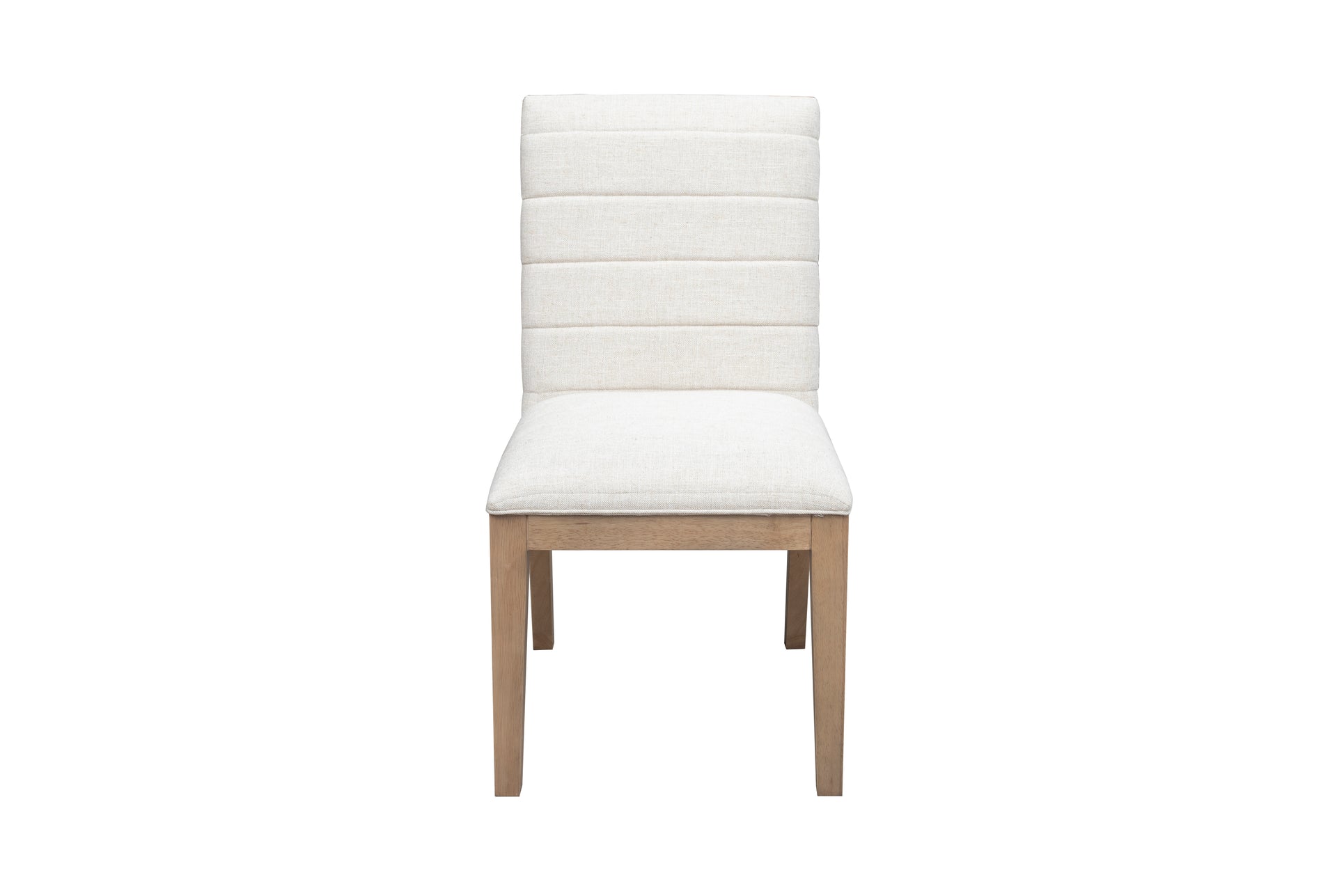 Sumire Solid Wood Dining Chair in Ginger and Natural Linen (Set of 2) - What A Room