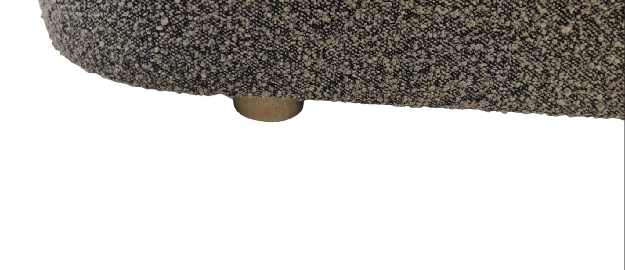 Kiki Upholstered Hinged Storage Bench in Pumpernickel Boucle - What A Room