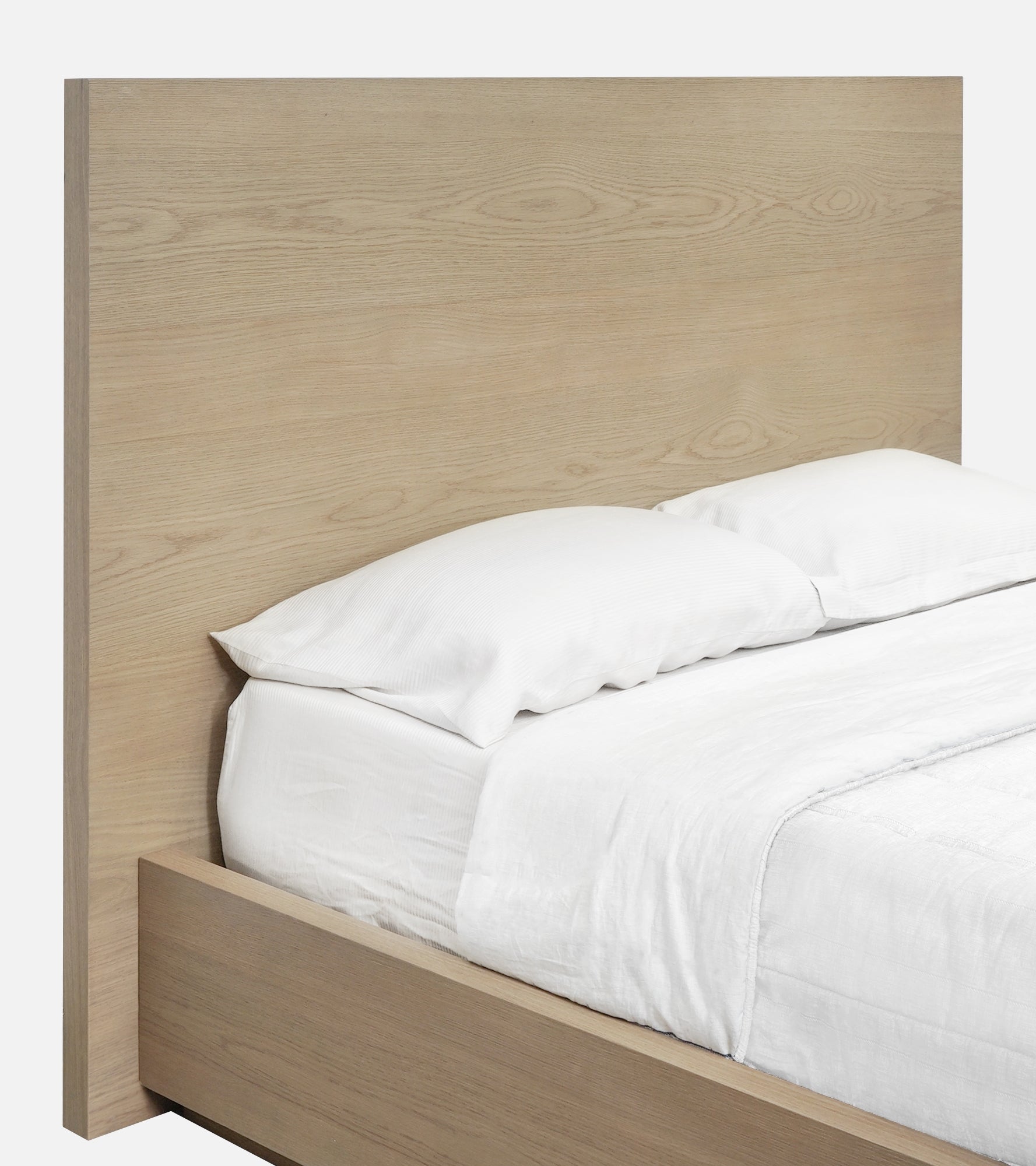 One Coastal Modern Platform Bed in Bisque - What A Room
