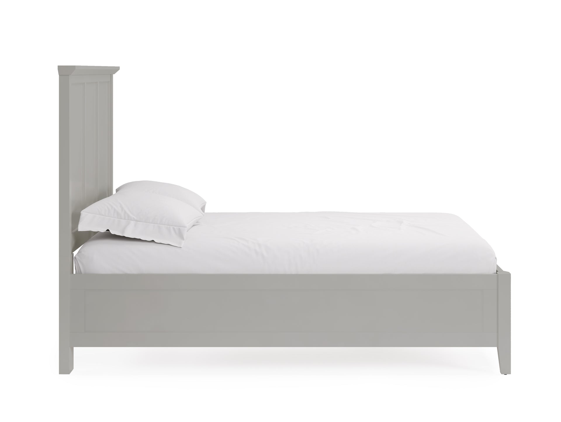 Grace Three Panel Bed in Elephant Grey - What A Room