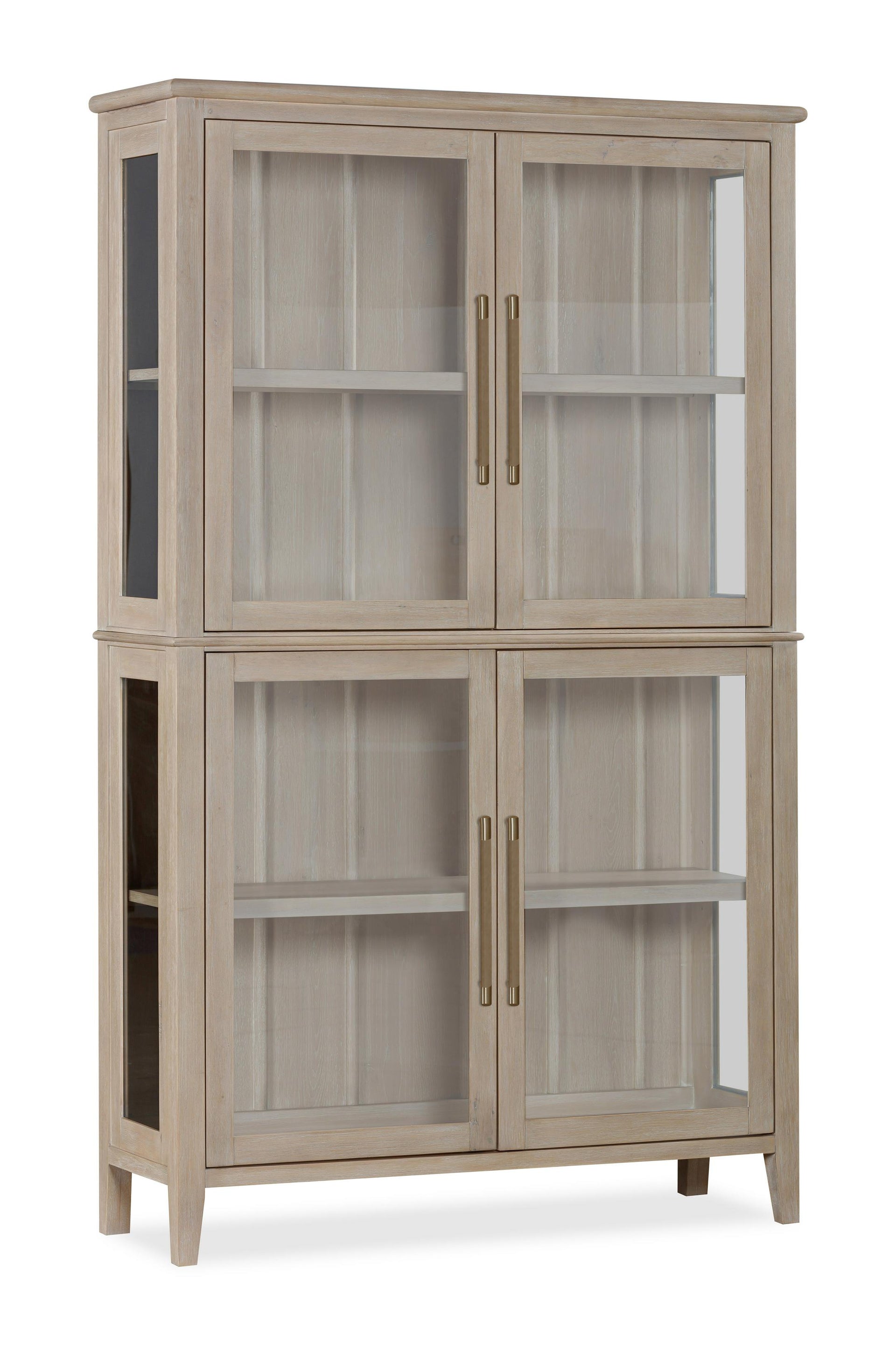 Camden Four Door Shiplap Curio in Chai - What A Room