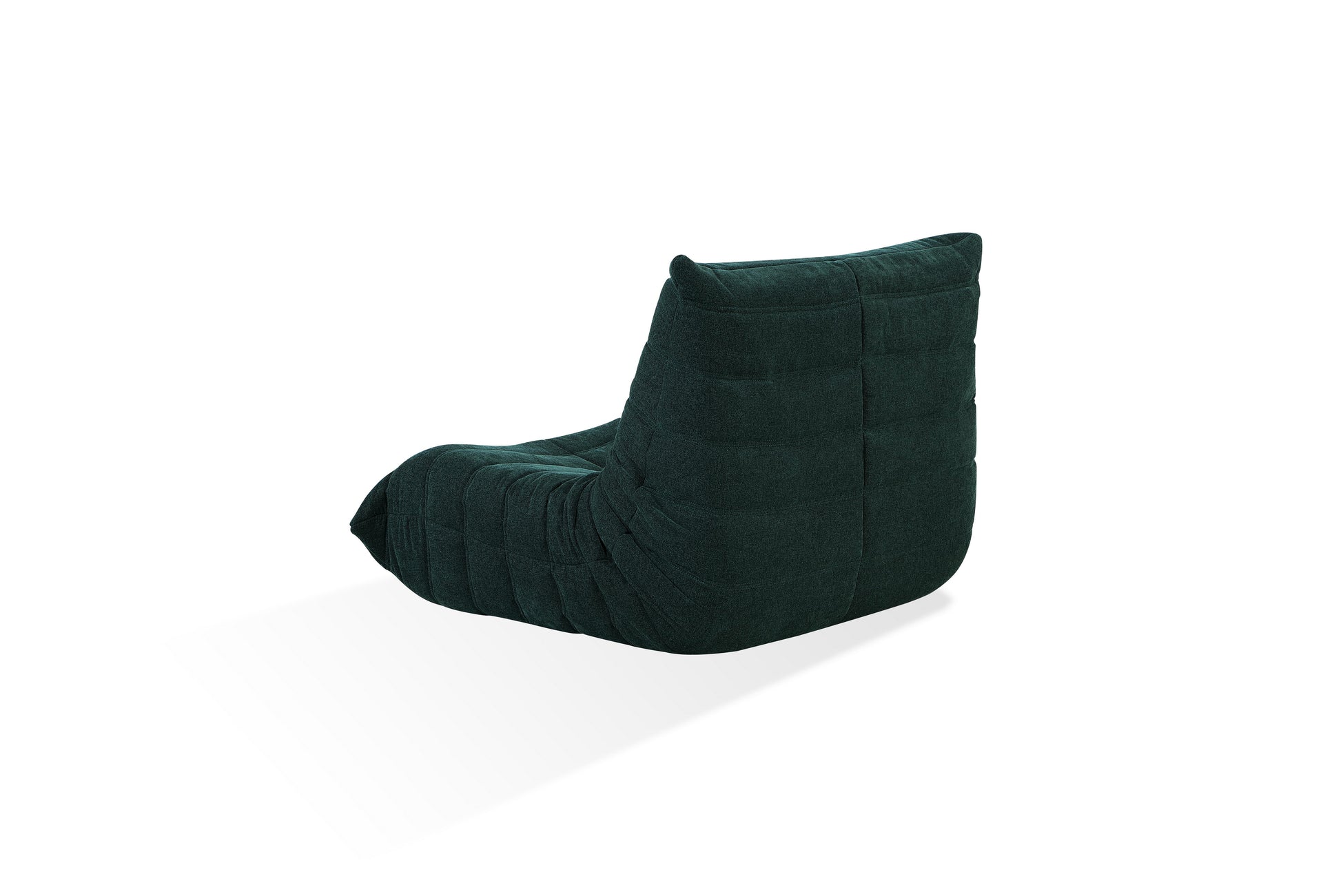 Flex Upholstered Lounge Chair in Emerald Chenille - What A Room