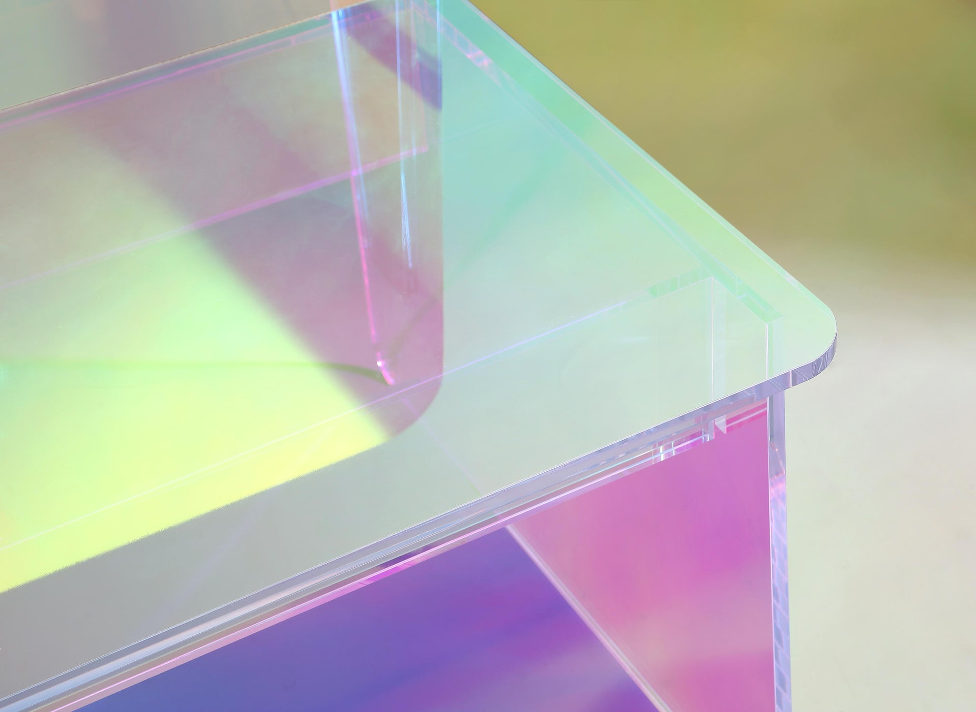 Fomo Iridescent Acrylic Accent Chair - What A Room