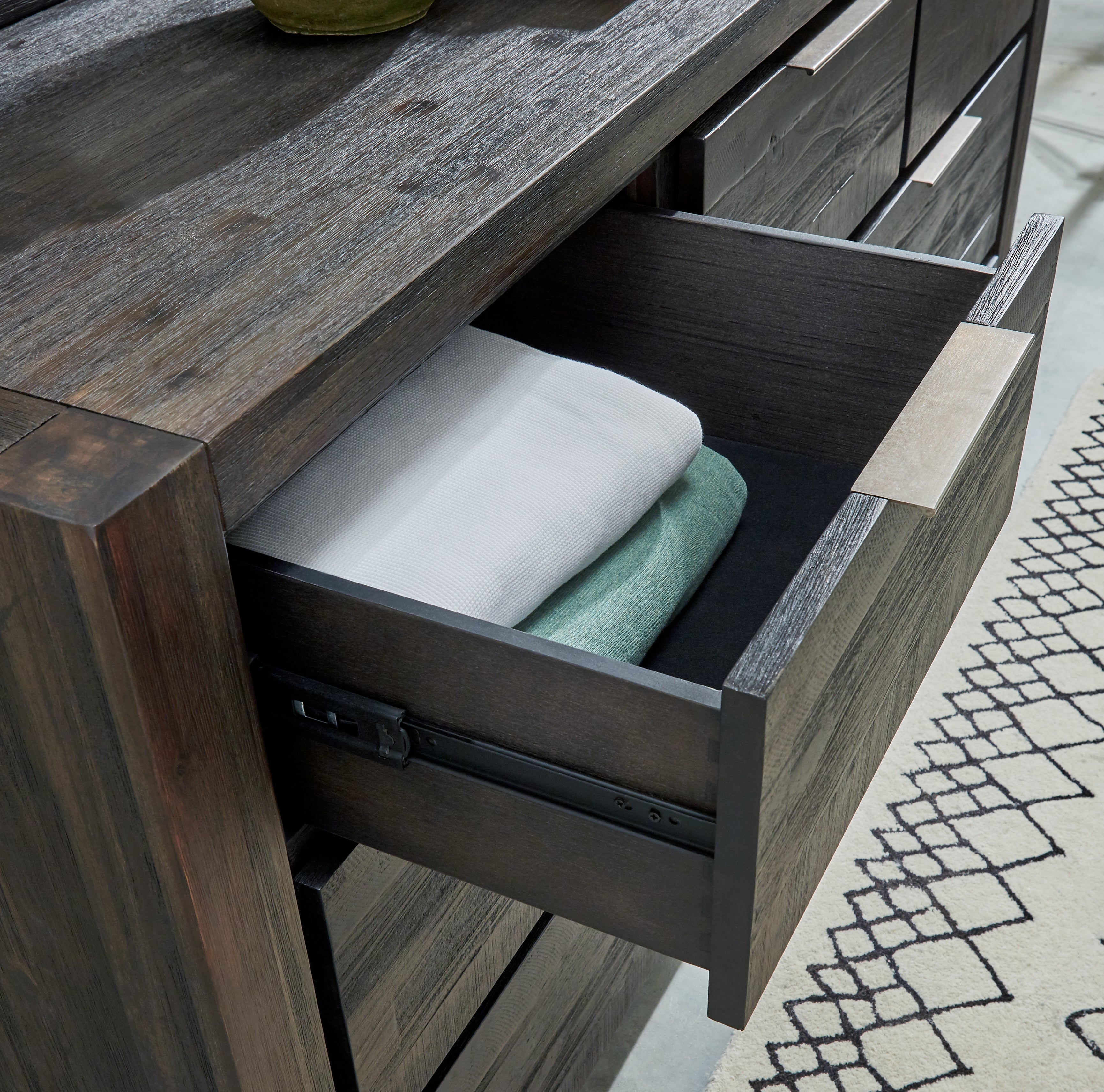 Savanna Seven Drawer Solid Wood Dresser in Coffee Bean - What A Room