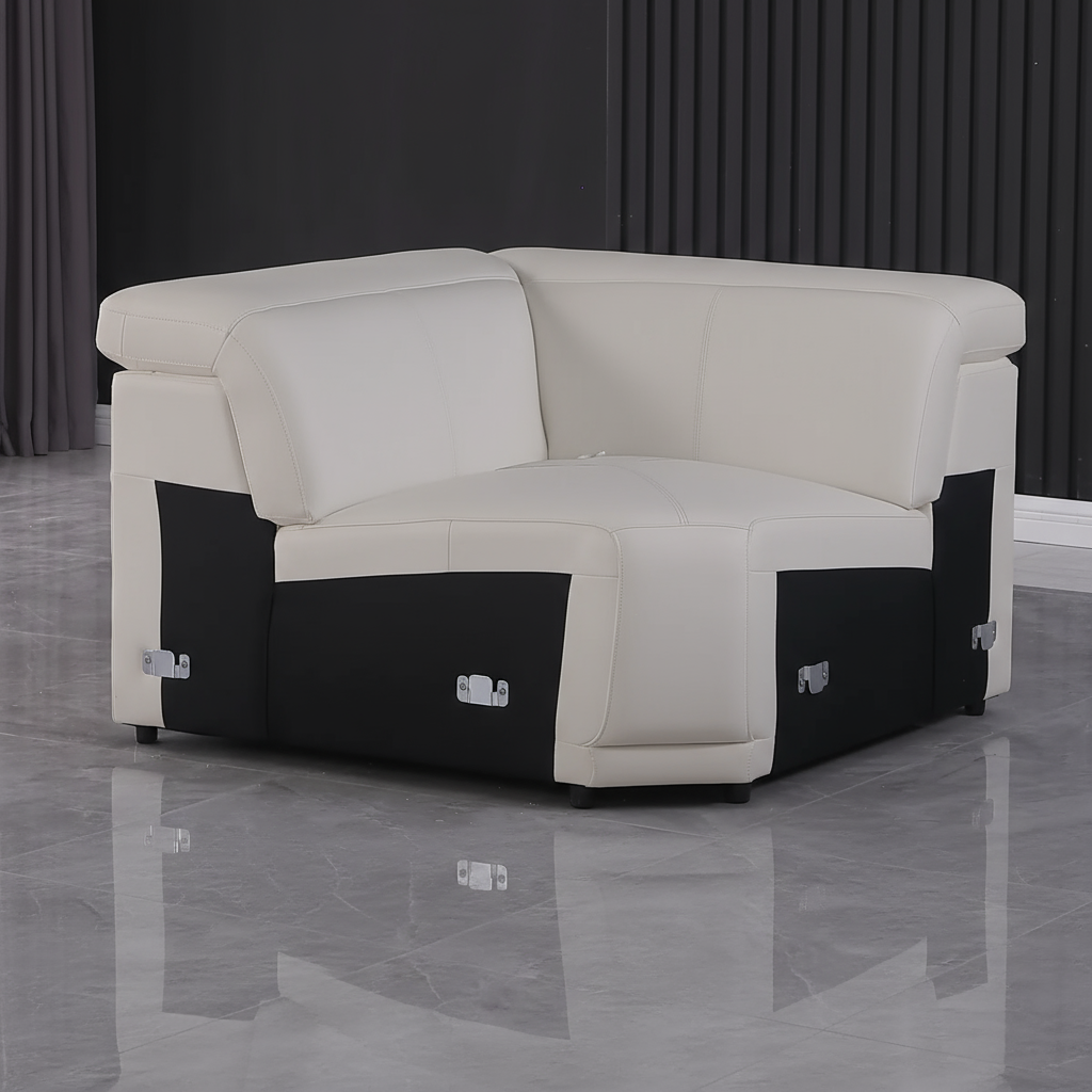 DivanItalia-Top Grain Italian Leather Reclining Modular Sectional-9762 - What A Room