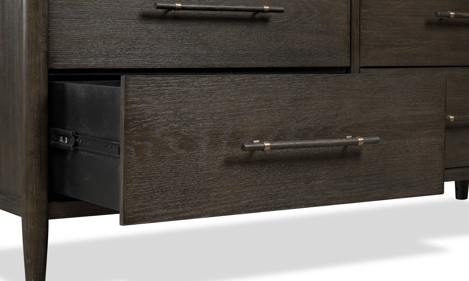 Rockport Eight Drawer Oak Wood Dresser in Yin - What A Room