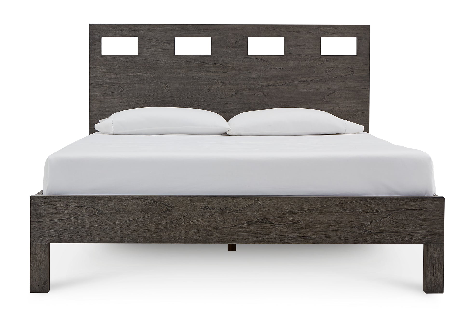 Riva Wood Bed in Sharkskin - What A Room