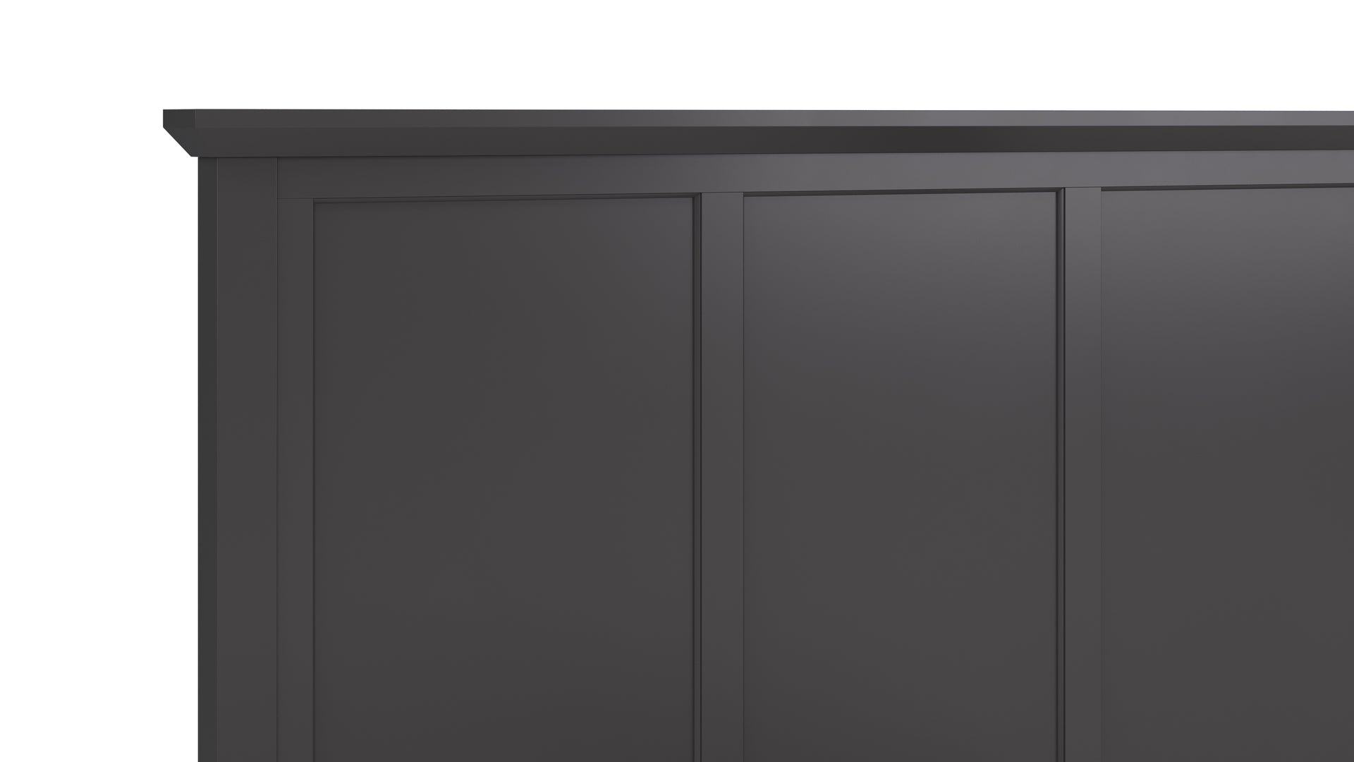 Grace Four Drawer Platform Storage Bed in Raven Black - What A Room