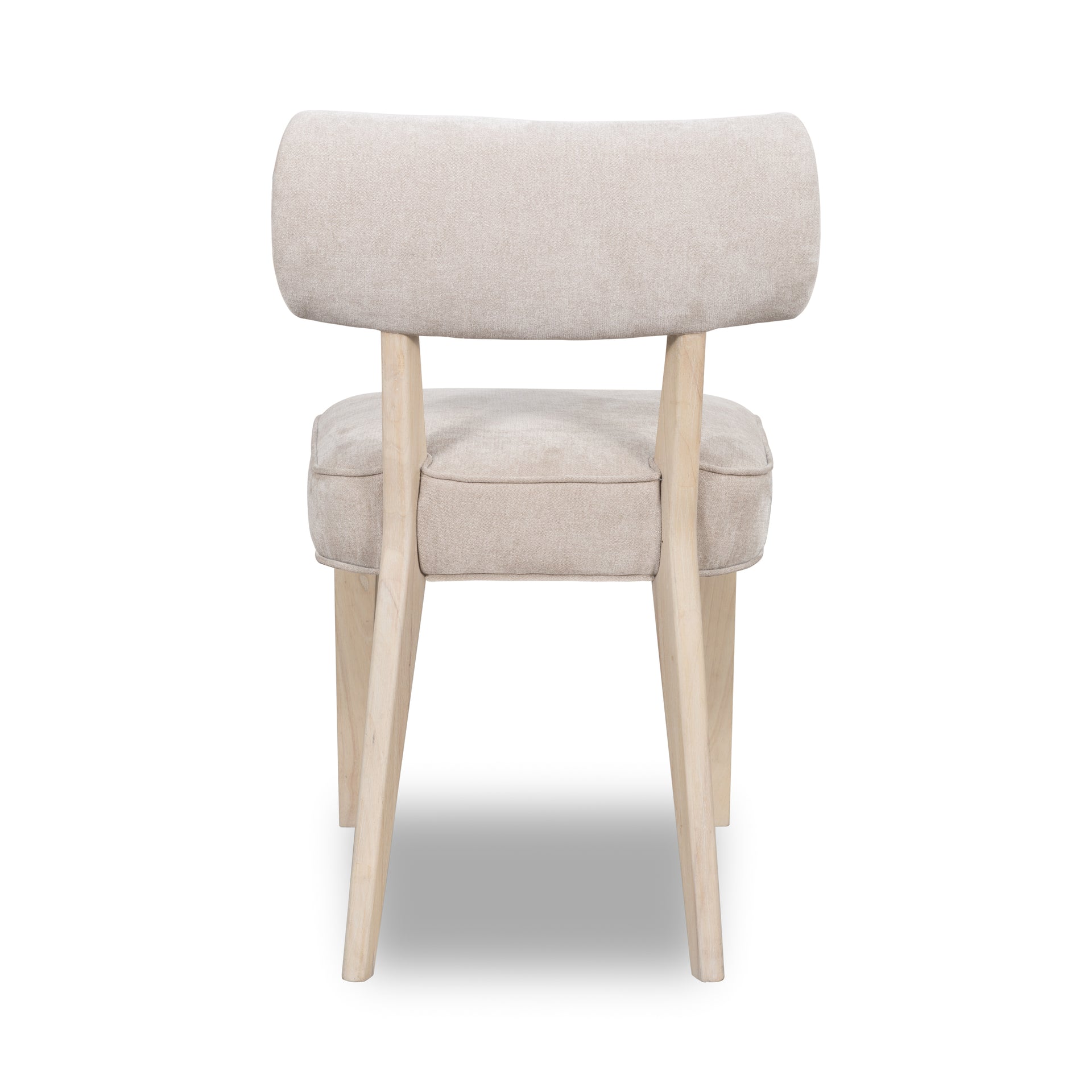 Magnolia Wood Frame Upholstered Dining Chair in Brown Sugar Chenille (Set of 2) - What A Room
