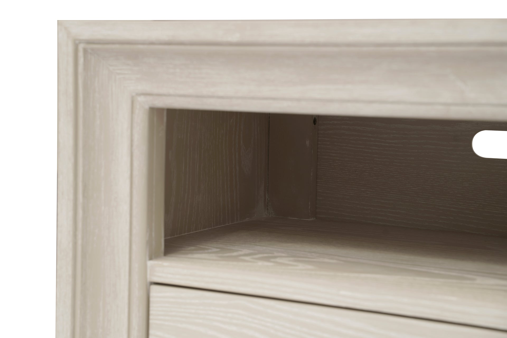 Maxime Two Drawer USB-Charging Nightstand in Ash - What A Room
