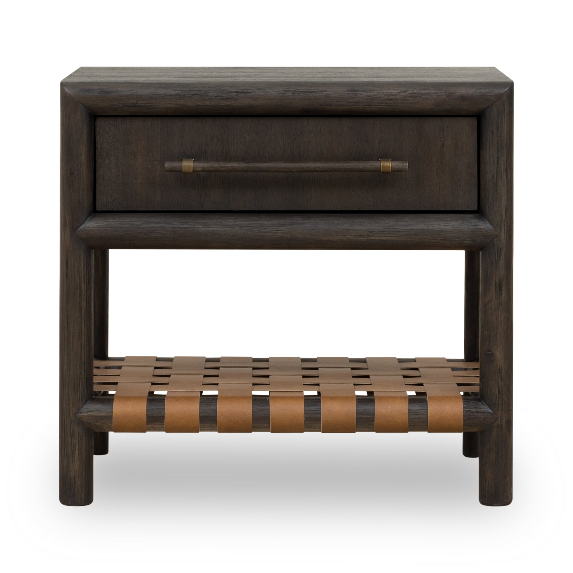 Dorsey One Drawer USB-charging Nightstand in Basalt Grey - What A Room