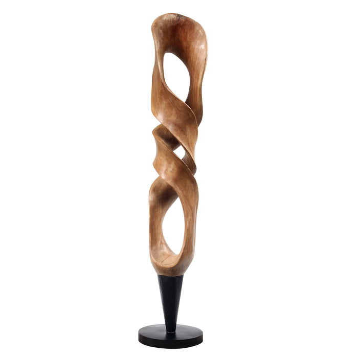 Hand Carved Mahogany Sculpture