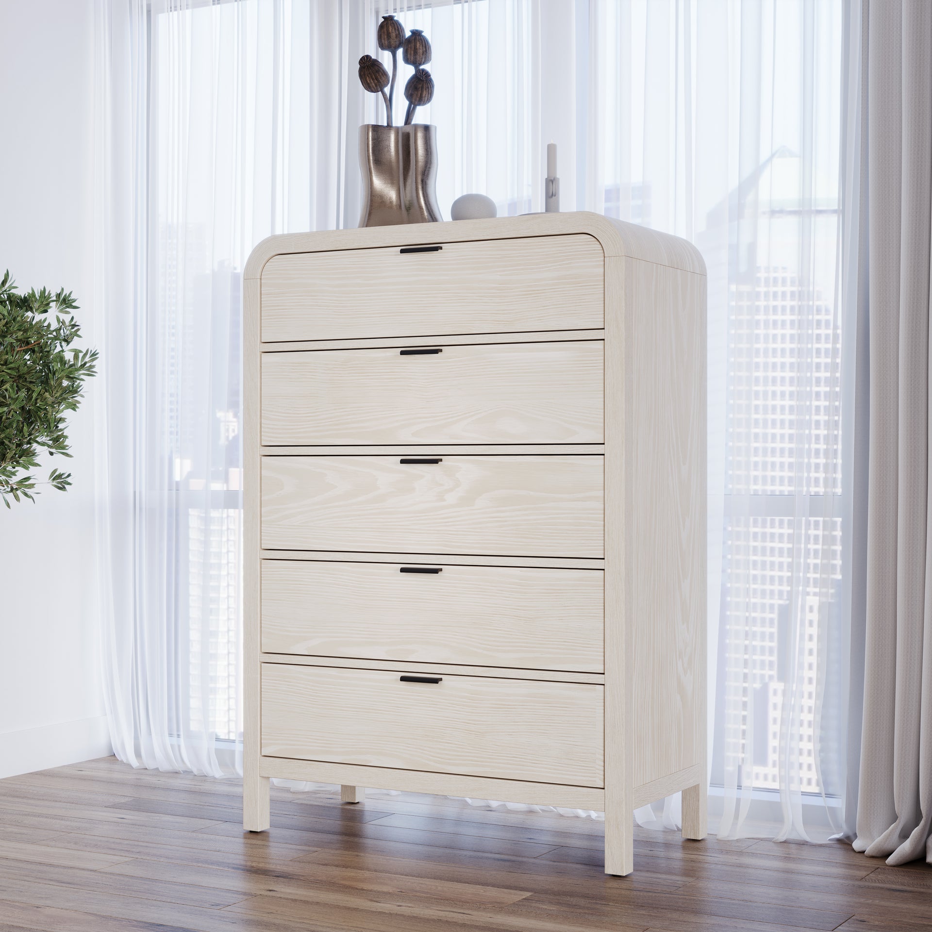 Drake Five Drawer Chest in Sugar - What A Room