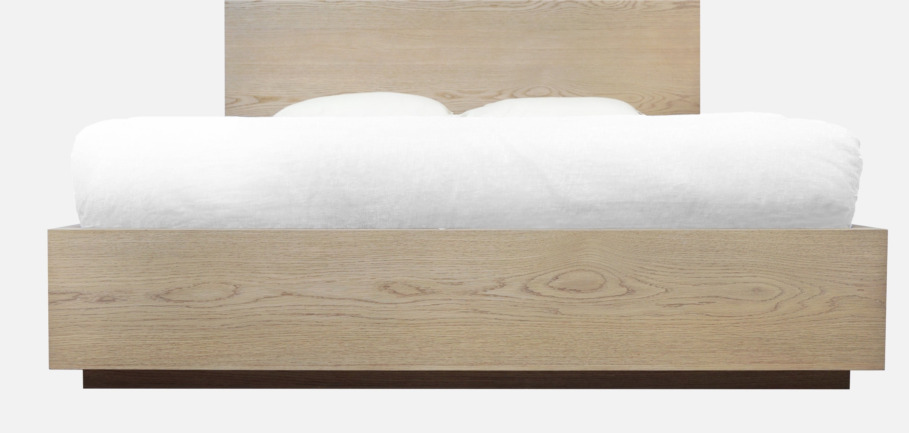 One Coastal Modern Platform Bed in Bisque - What A Room