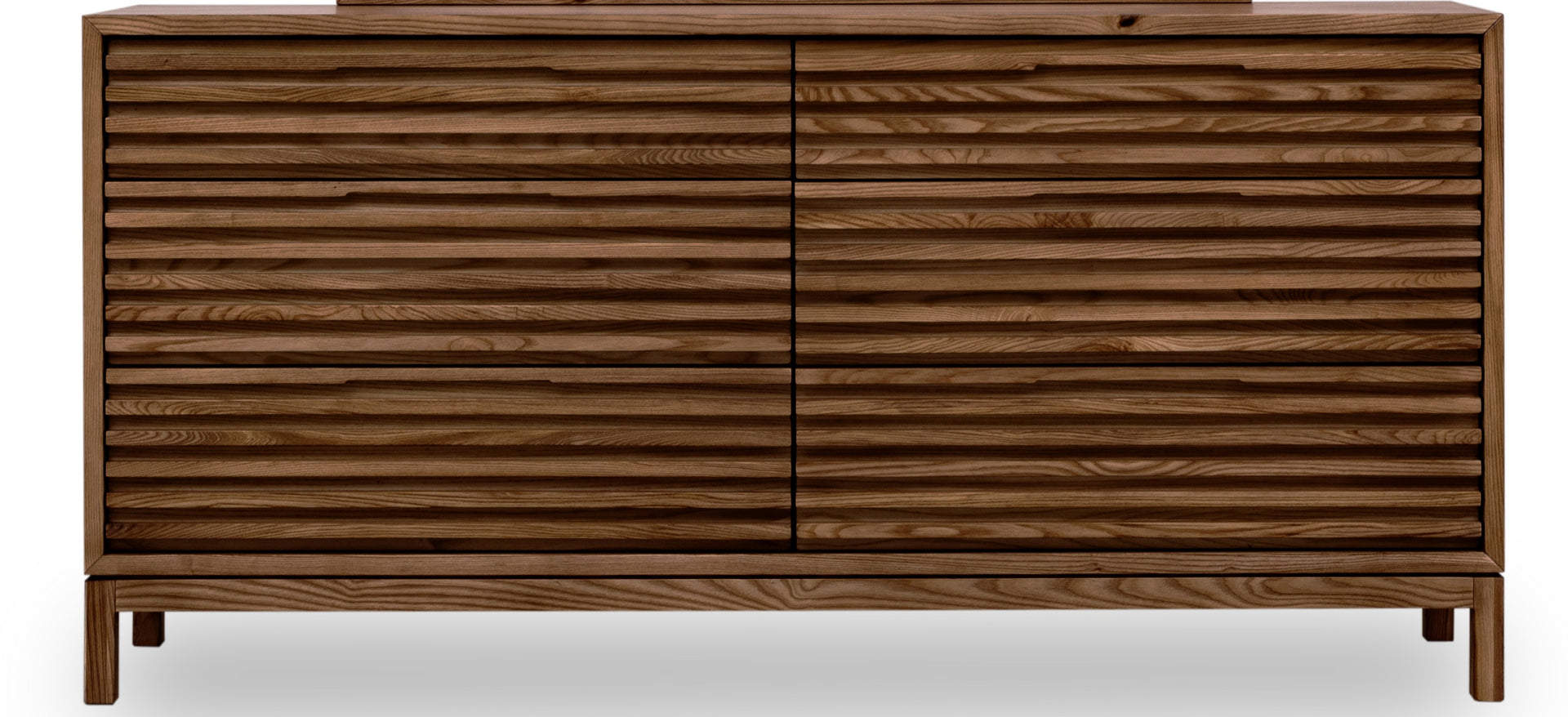 Tanner Six Drawer Ash Wood Dresser in Roux - What A Room