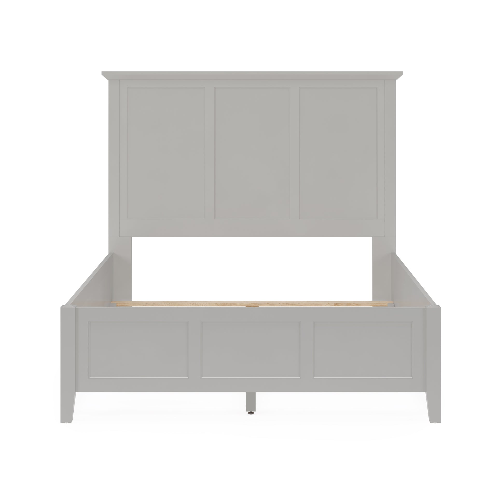Grace Three Panel Bed in Elephant Grey - What A Room