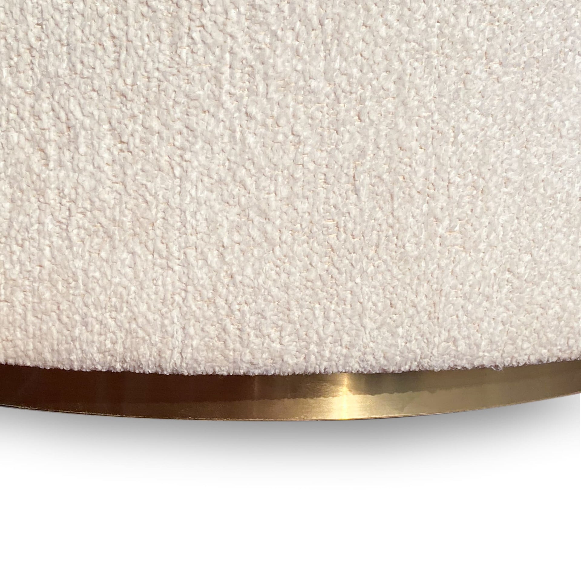 Zinnia Fully Upholstered Swivel Chair in Dune Chenille - What A Room