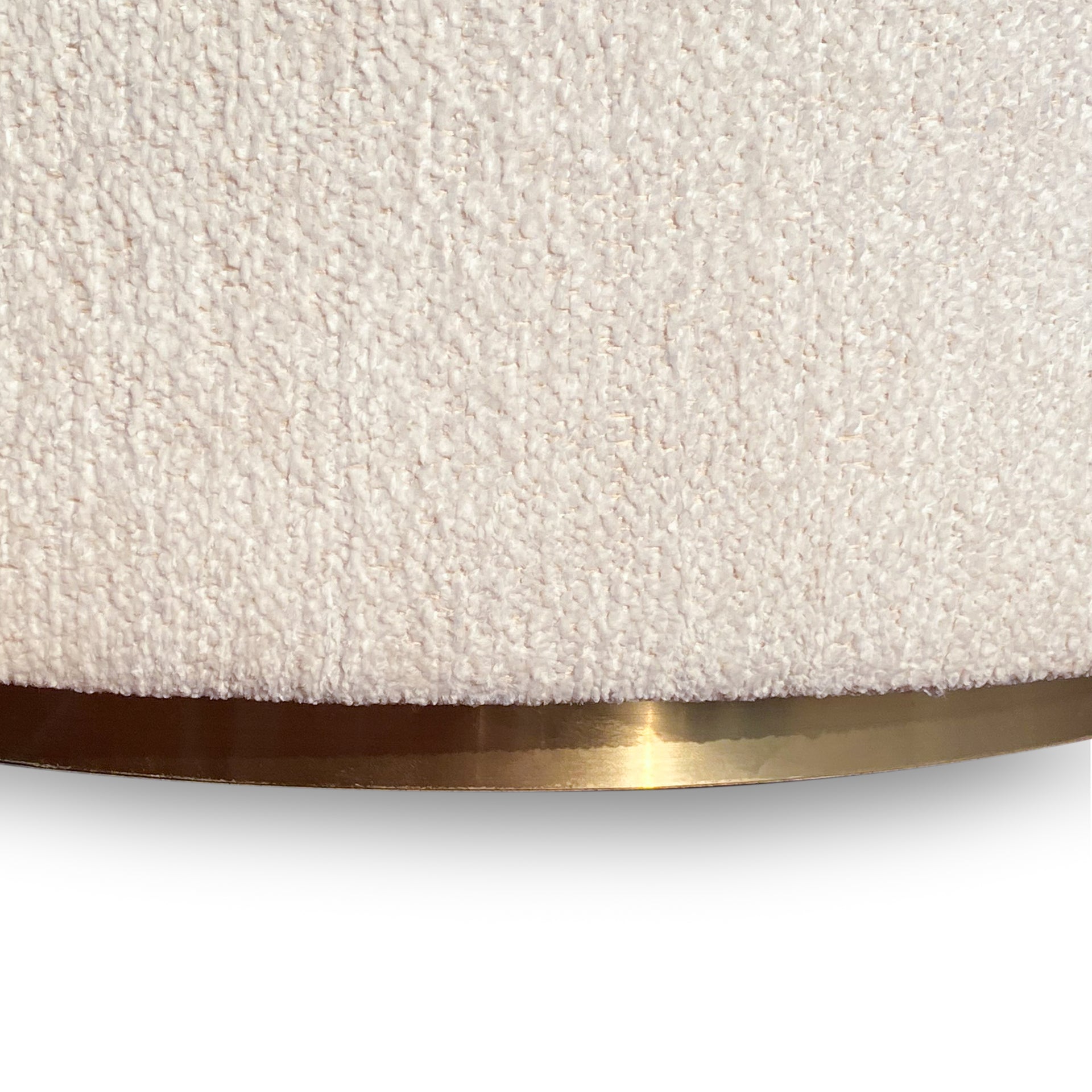 Zinnia Fully Upholstered Swivel Chair in Dune Chenille - What A Room