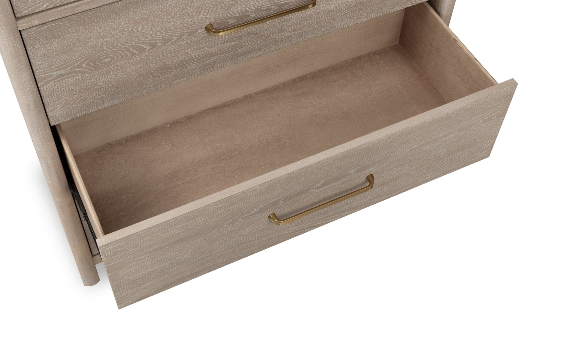 Gardenia Five Drawer Oak Wood Chest in Chai - What A Room
