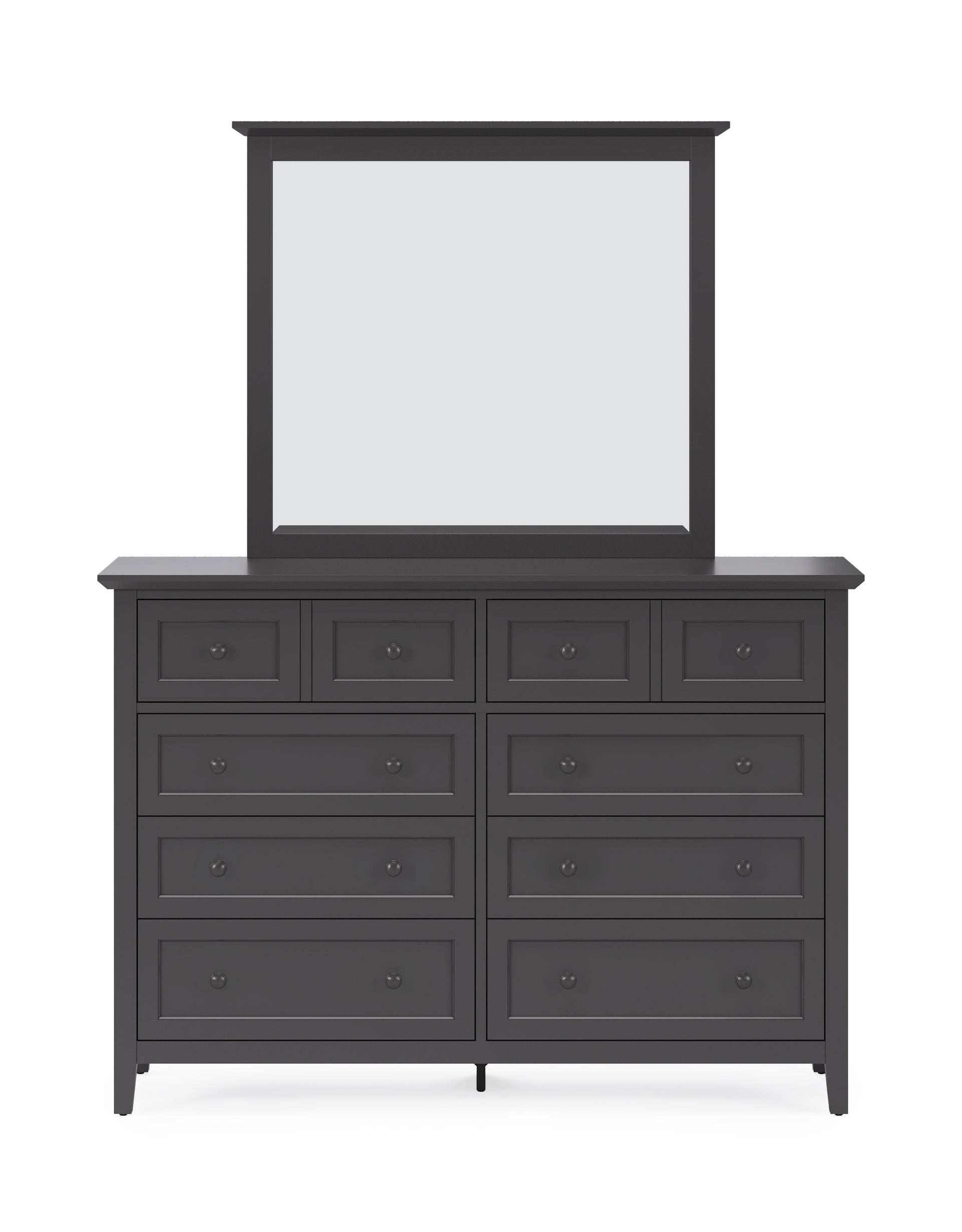 Grace Eight Drawer Dresser in Raven Black - What A Room