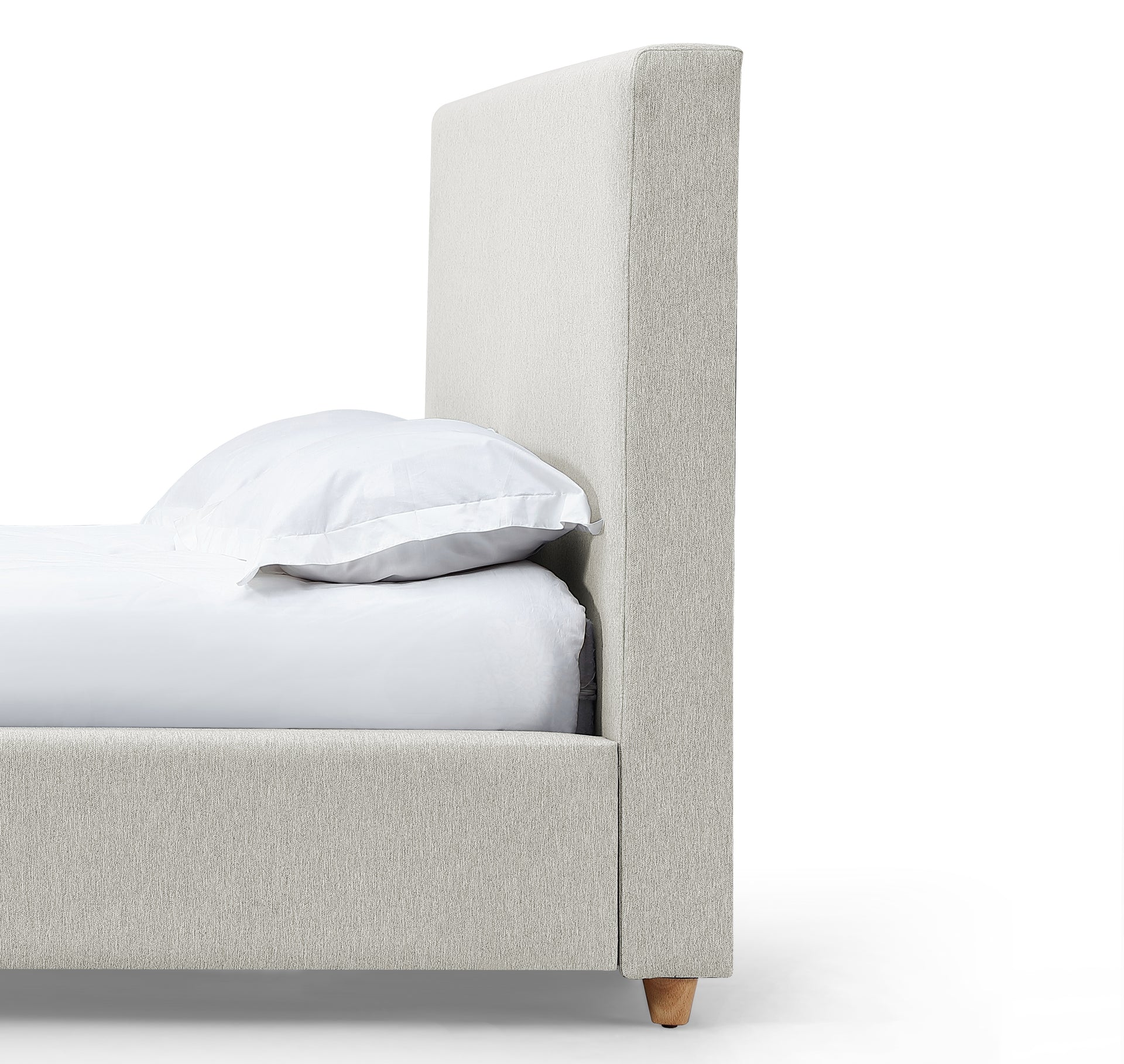 Olivia Upholstered Headboard in Ivory - What A Room
