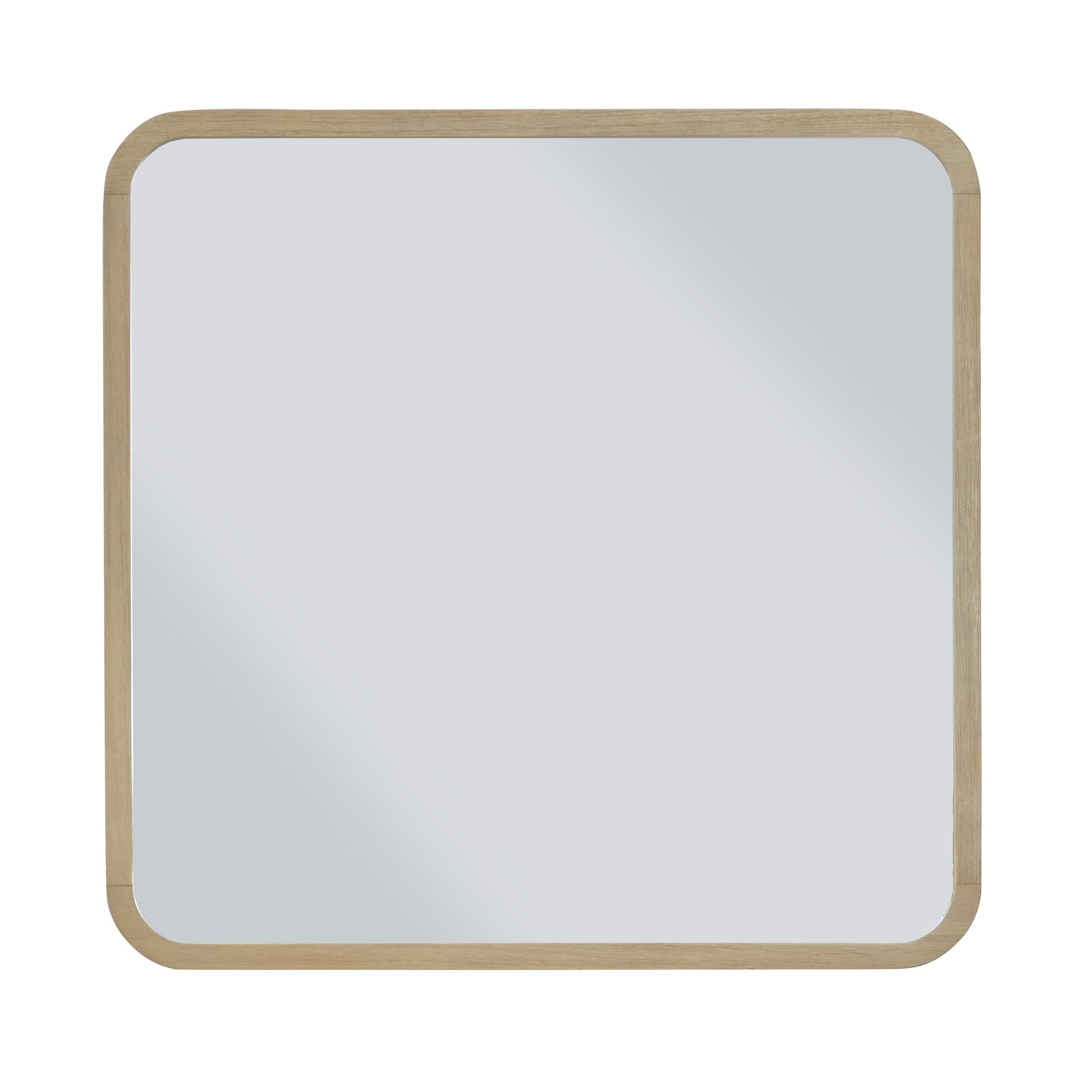 Penny Beveled Glass Wall or Dresser Mirror in Buff Cream - What A Room