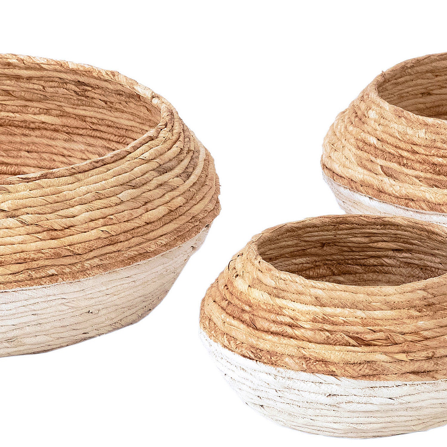Abaca Basket Set of 3 - What A Room