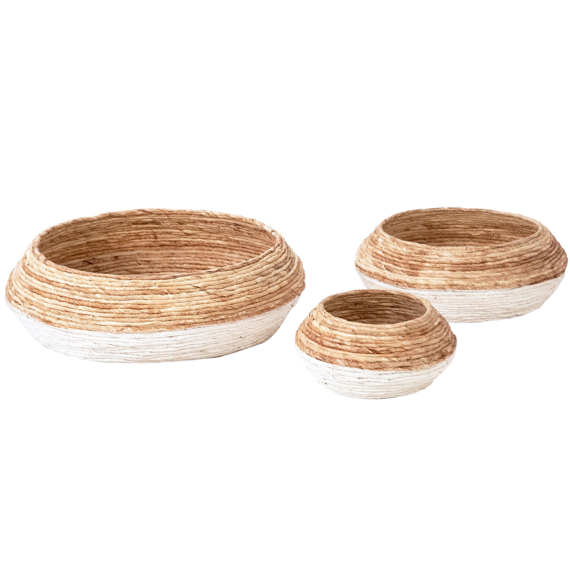 Abaca Basket Set of 3 - What A Room