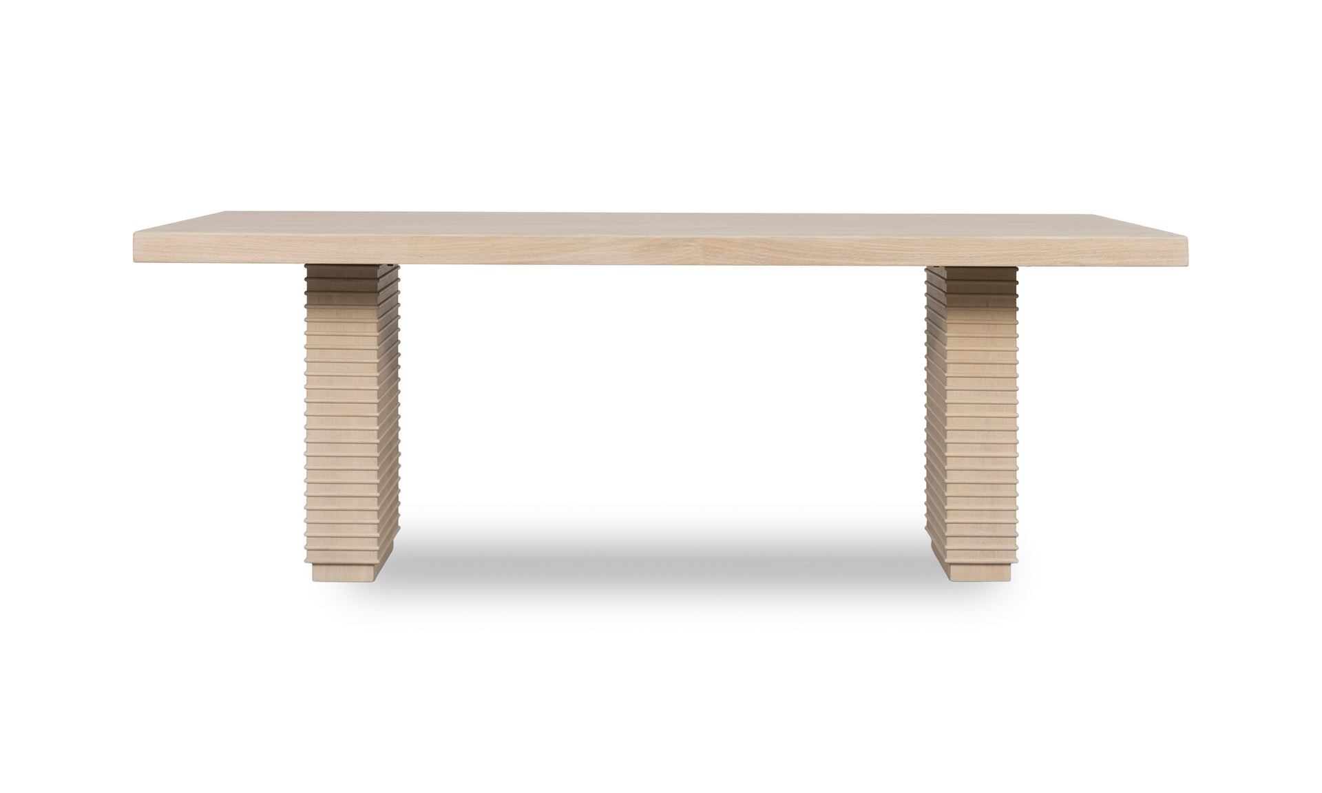 Magnolia Double Pedestal Wooden Dining Table in Daffodil - What A Room