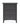 Grace Three Drawer Nightstand in Raven Black - What A Room