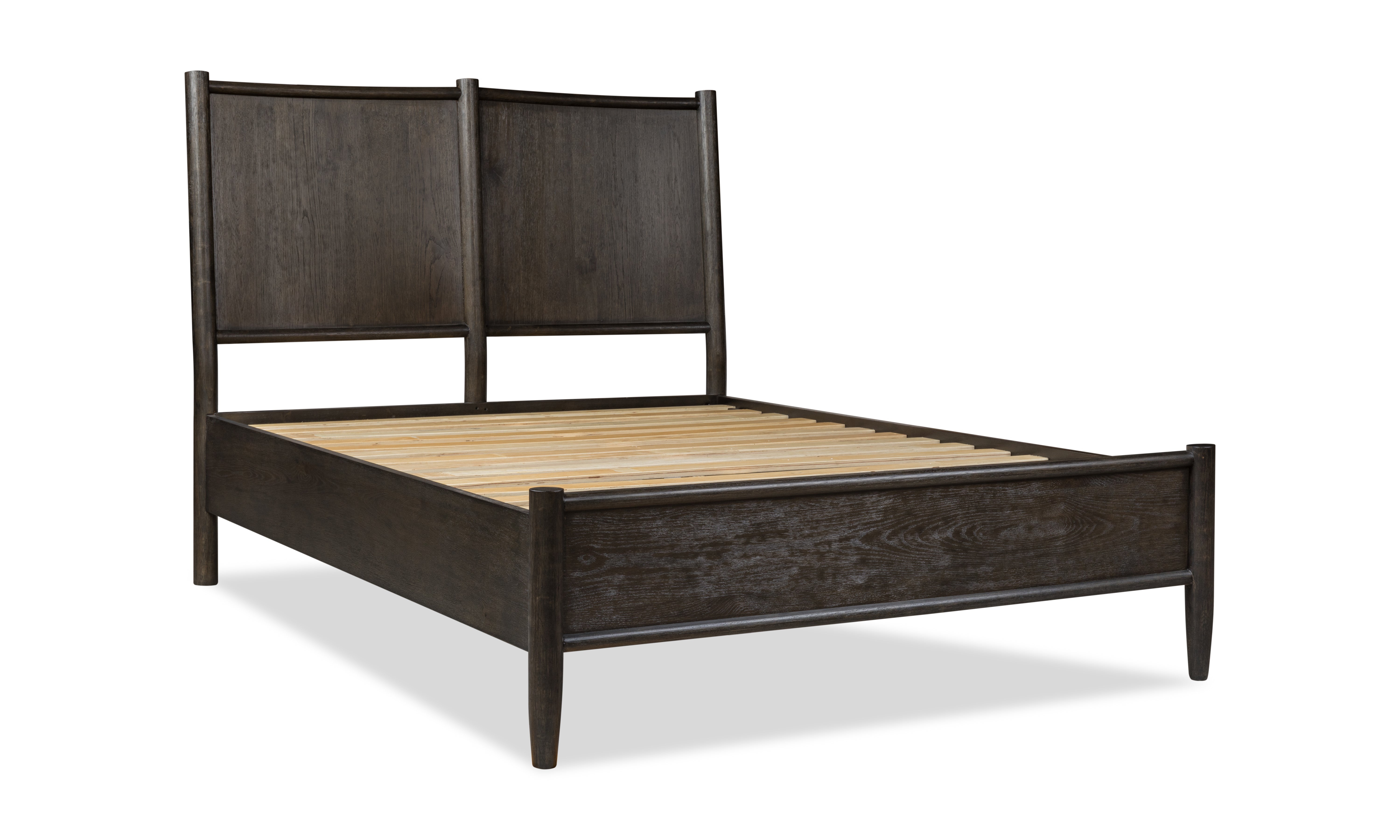 Rockport Oak Wood Platform Bed in Yin - What A Room