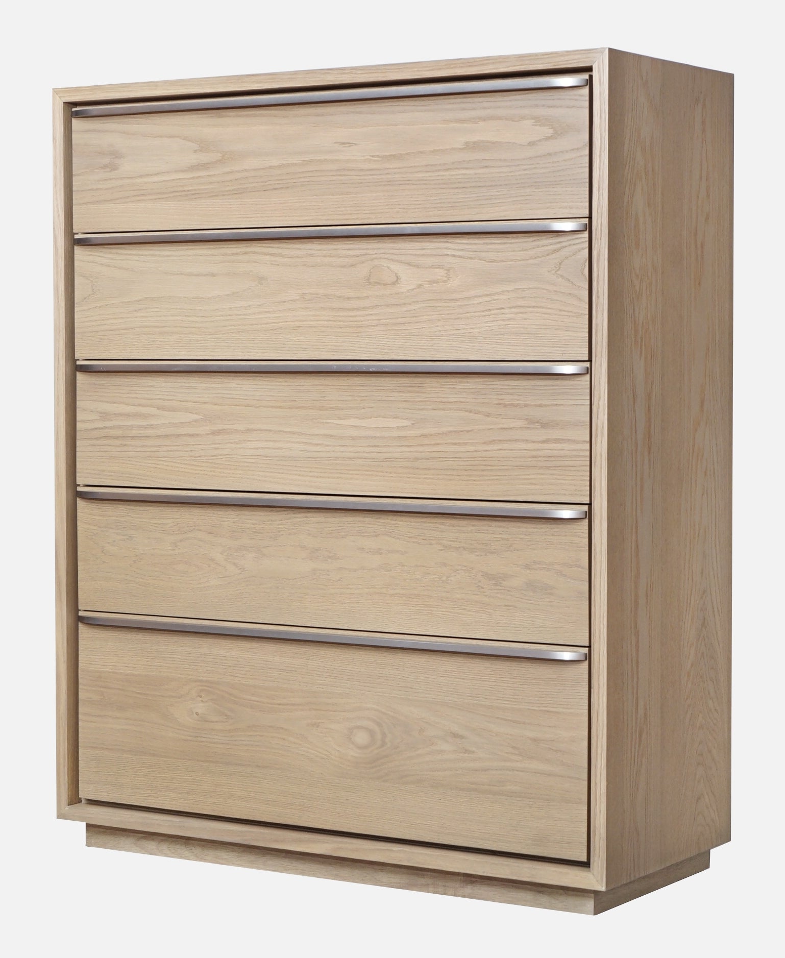 One Coastal Modern Five Drawer Chest in Bisque - What A Room