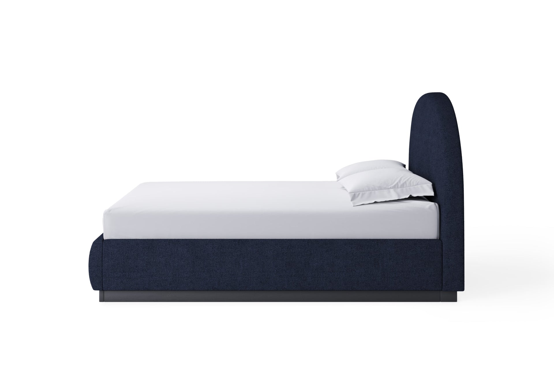 Flex Upholstered Bed in Blue Jeans Chenille - What A Room