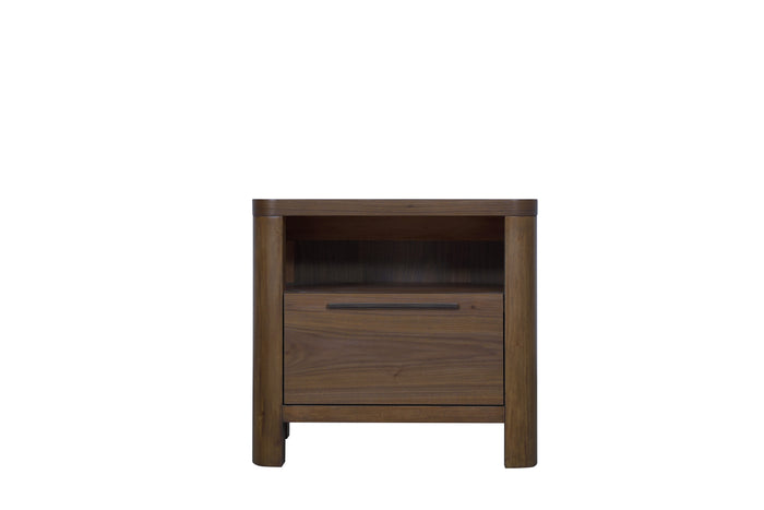 Totes One Drawer Nightstand in English Walnut - What A Room