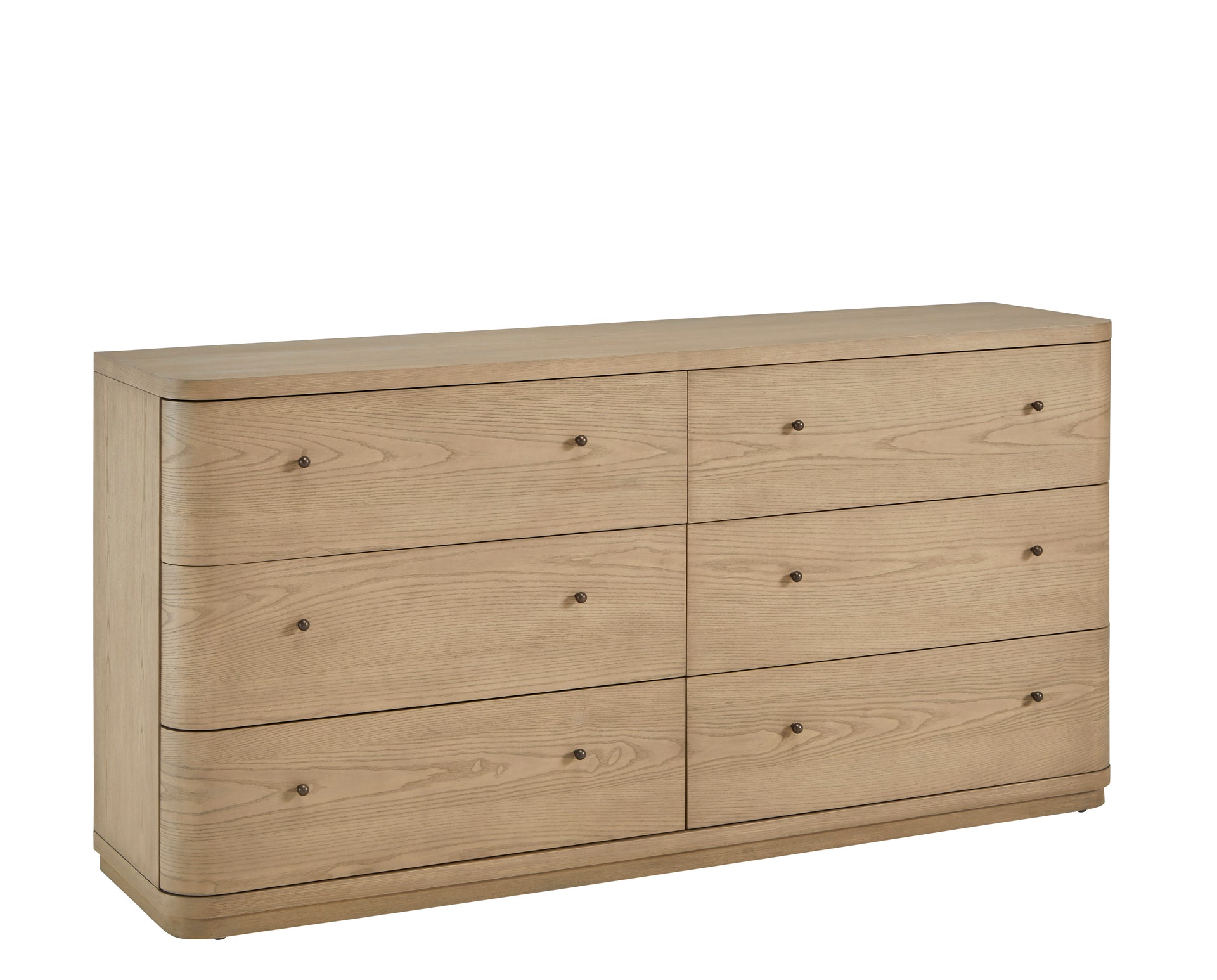Penny Six Drawer White Ash Dresser in Buff Cream - What A Room