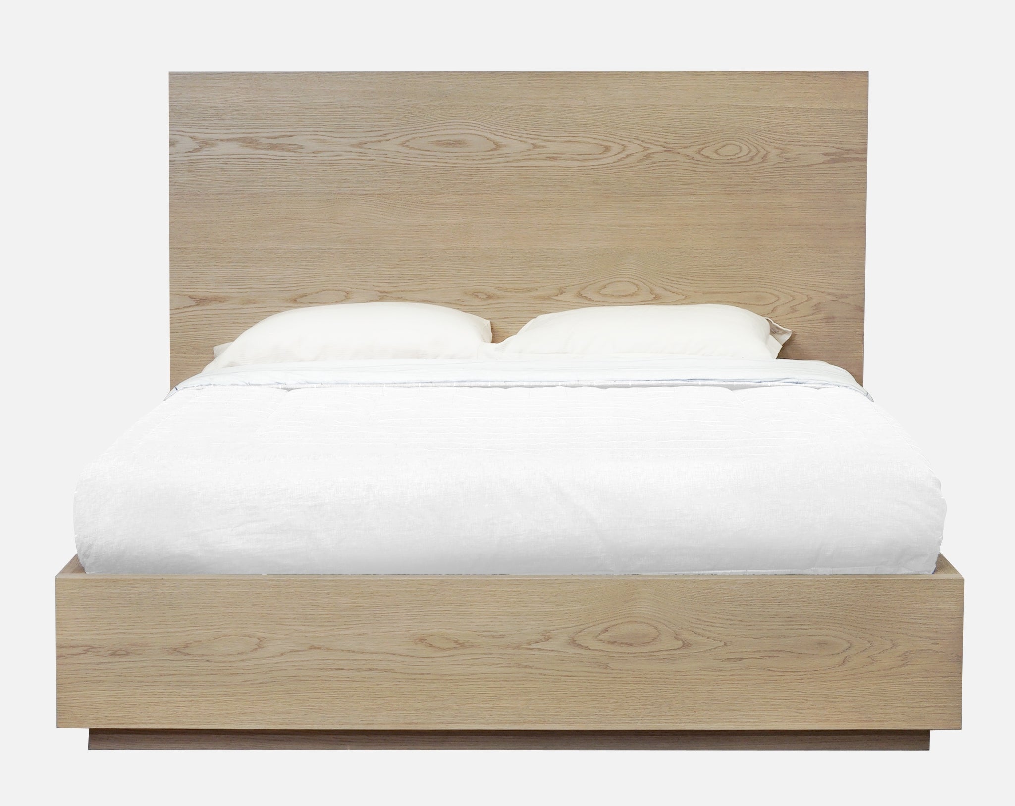 One Coastal Modern Platform Bed in Bisque - What A Room