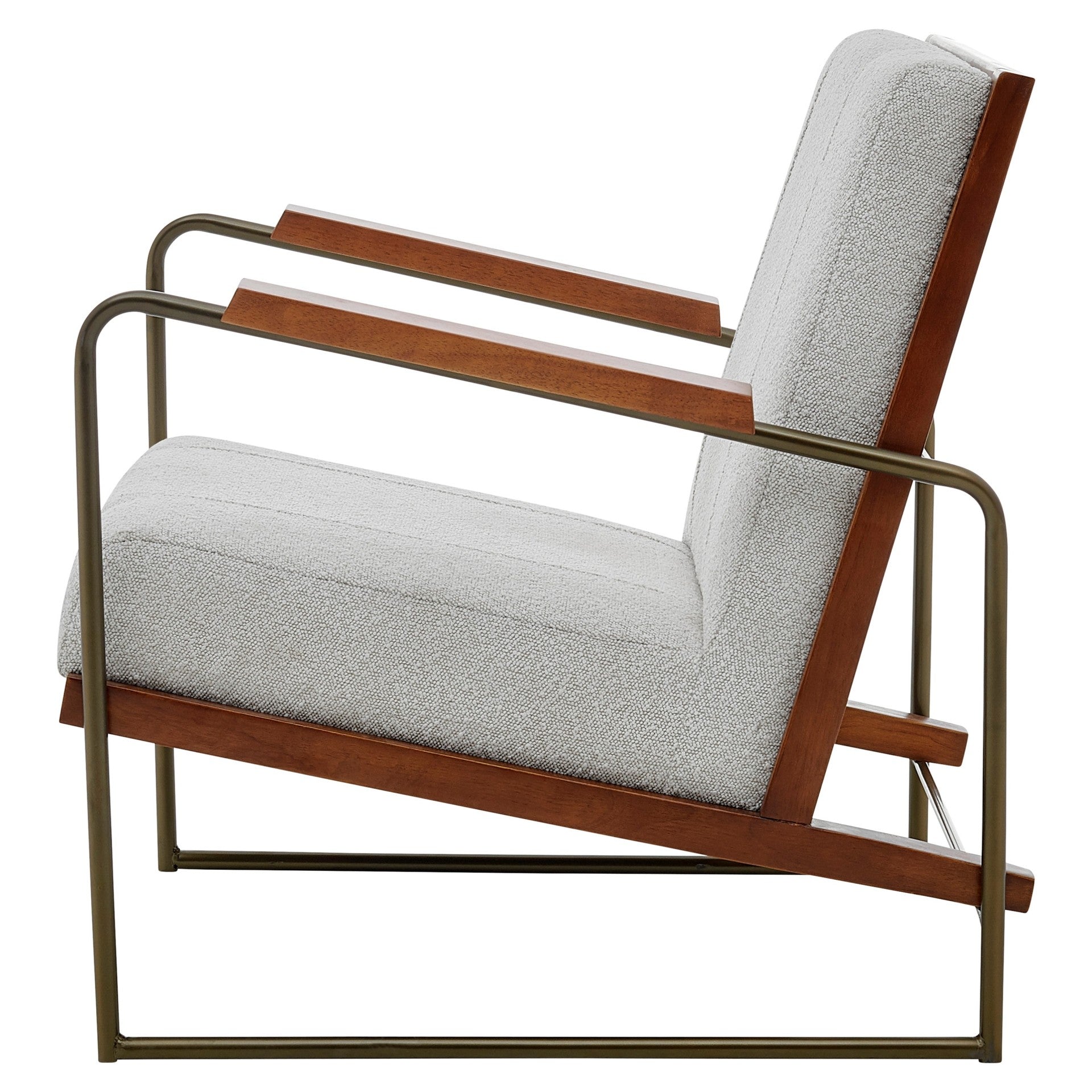 Damian Fabric Accent Arm Chair - What A Room