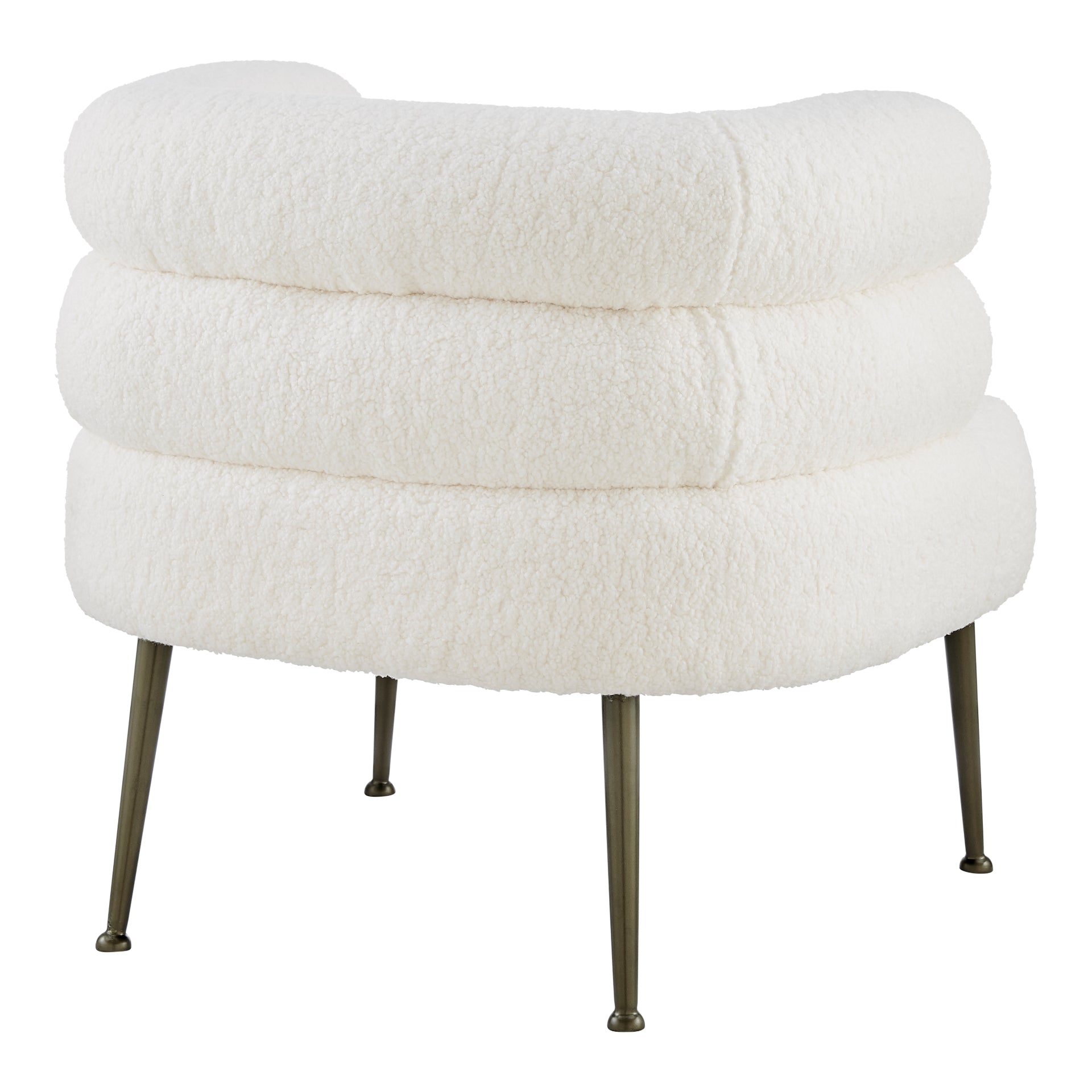 Zerline  Faux Shearling Fabric Accent Chair - What A Room