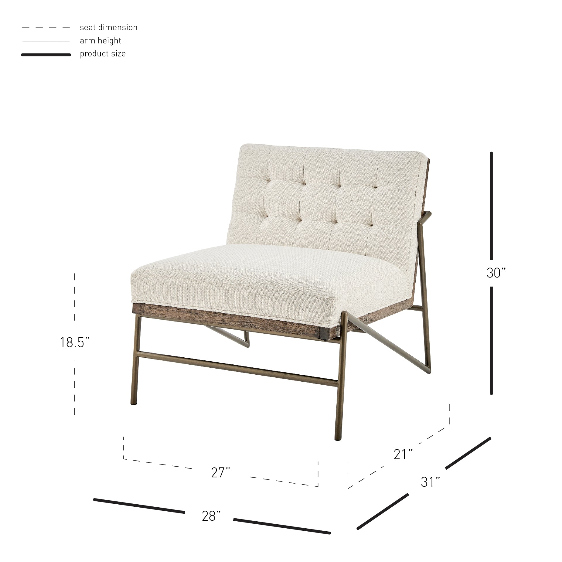 Marlow Fabric Accent Chair - What A Room